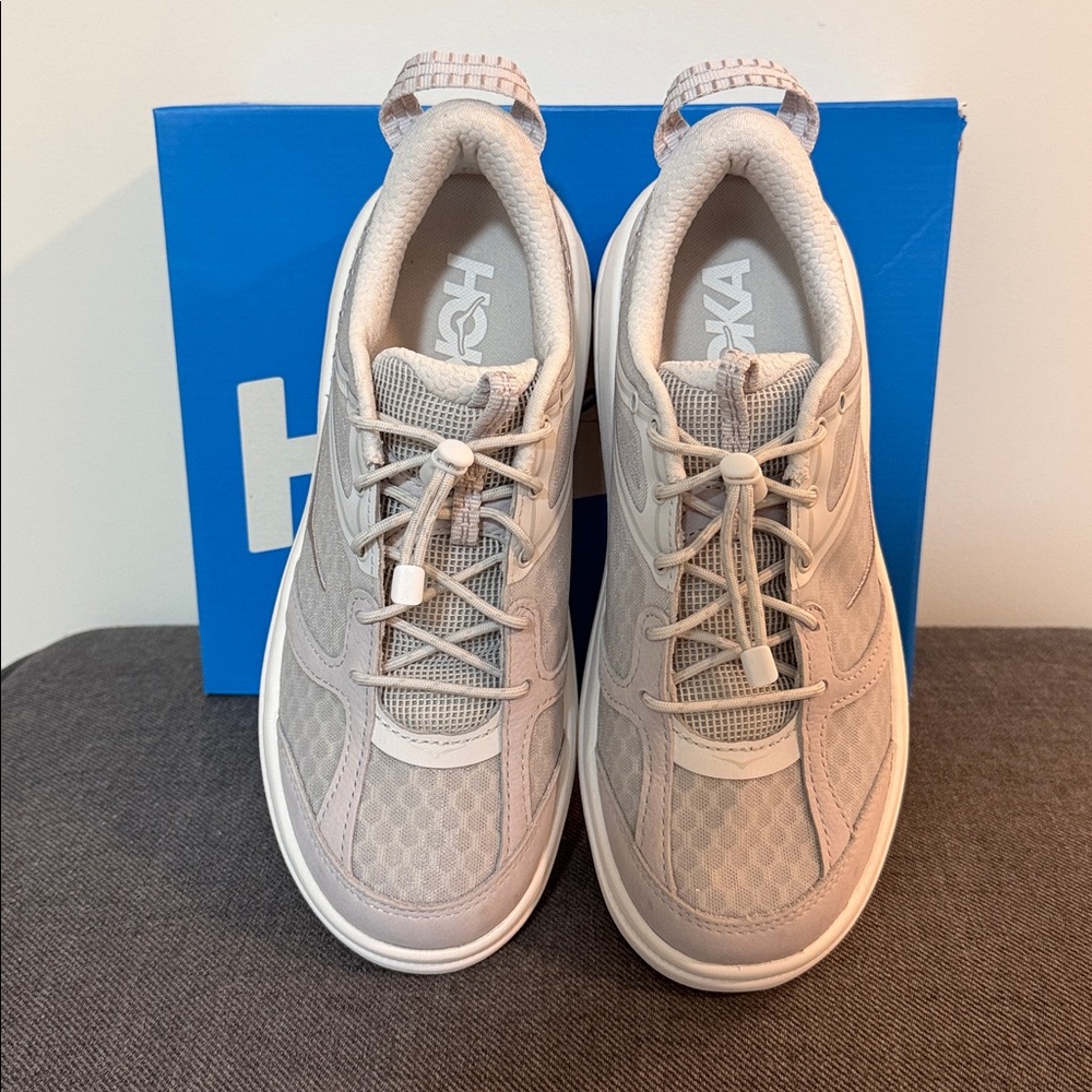 NWT Hoka Bondi B3LS Sneakers All Gender Size W8 / M7 Gray - Picture 7 of 13